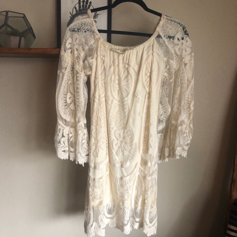 Jens Pirate Booty Lace off the shoulder dress